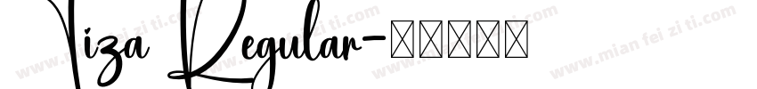 Tiza Regular字体转换